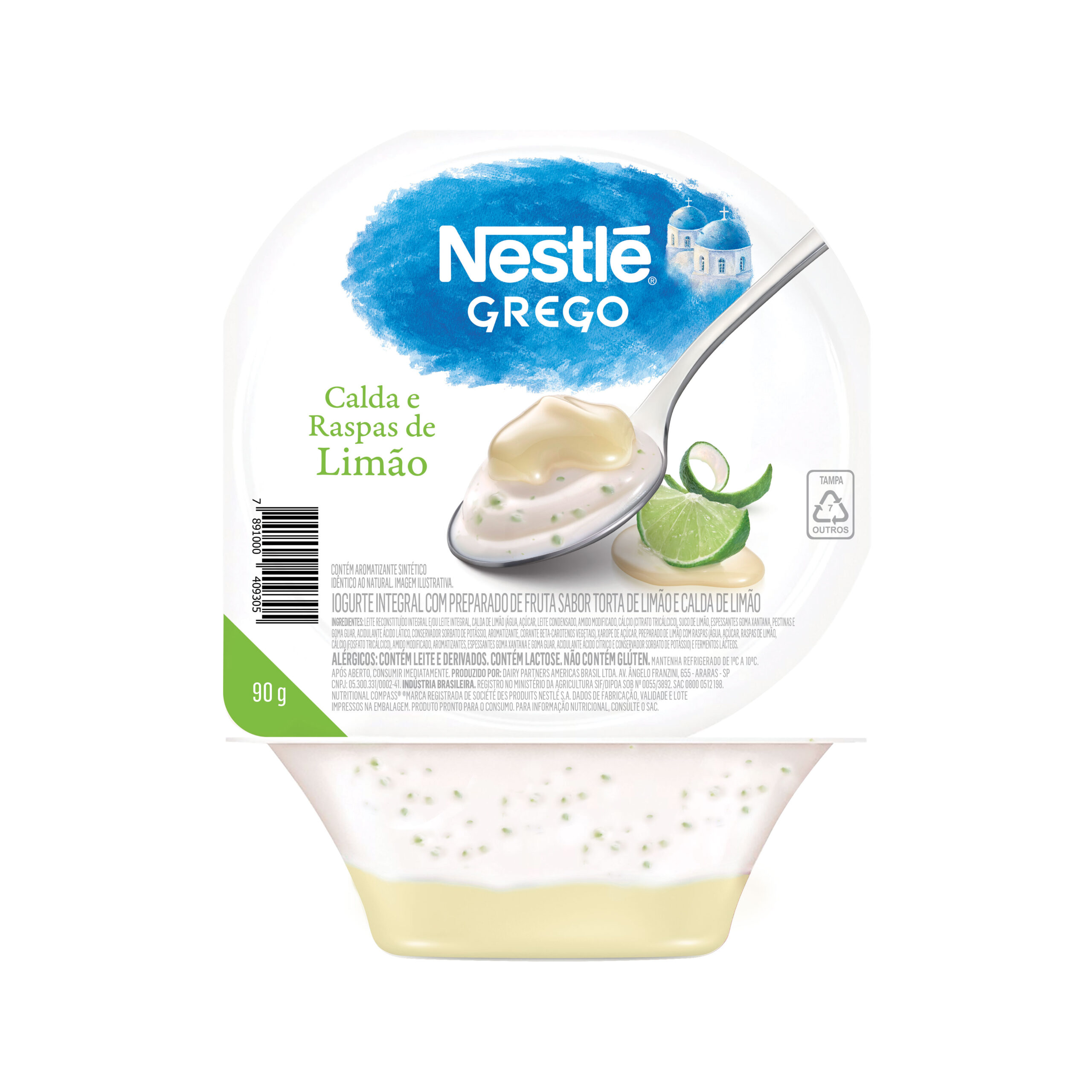 Iogurte Nestlé Grego Calda de Limão 90g