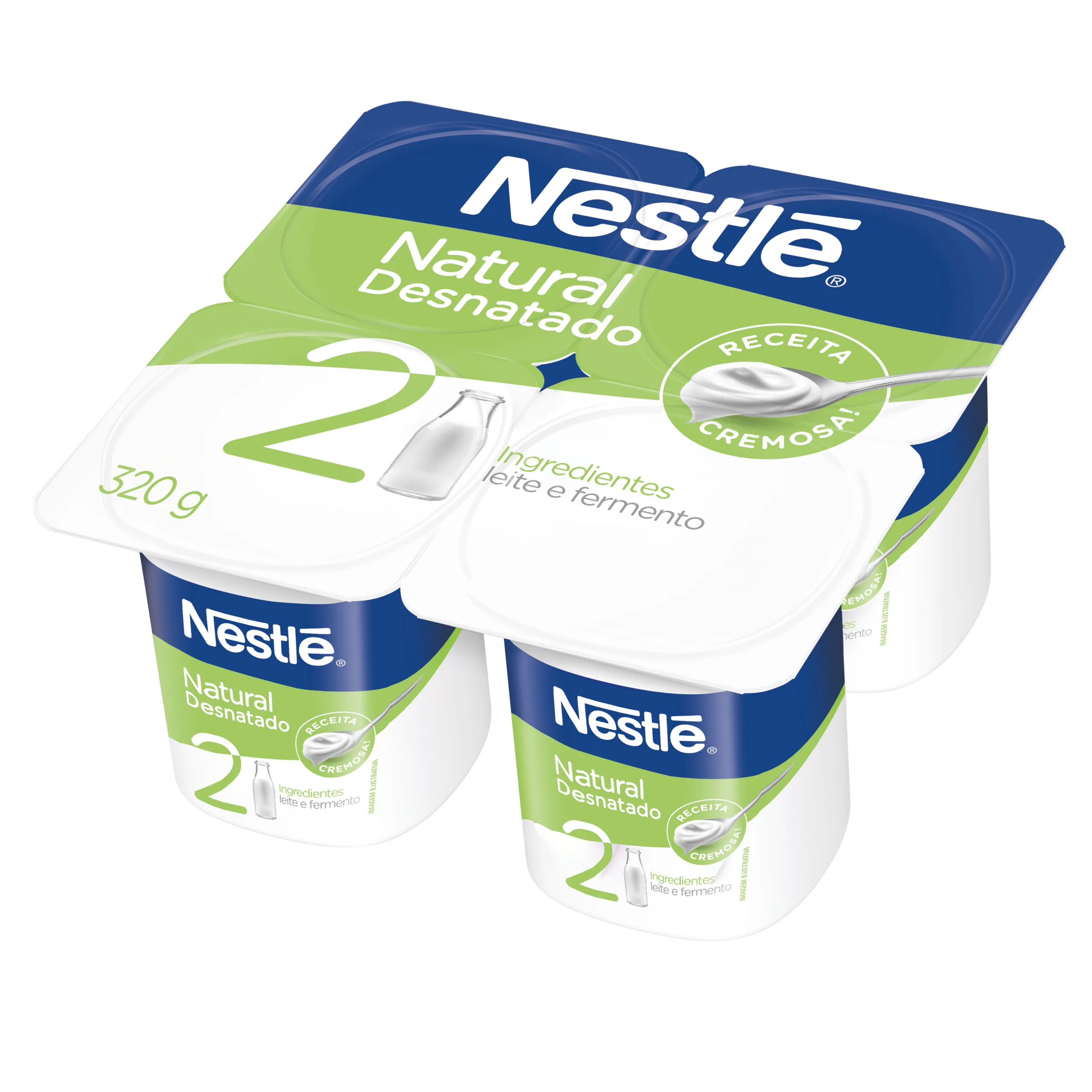 Iogurte Nestlé Natural Desnatado 320g