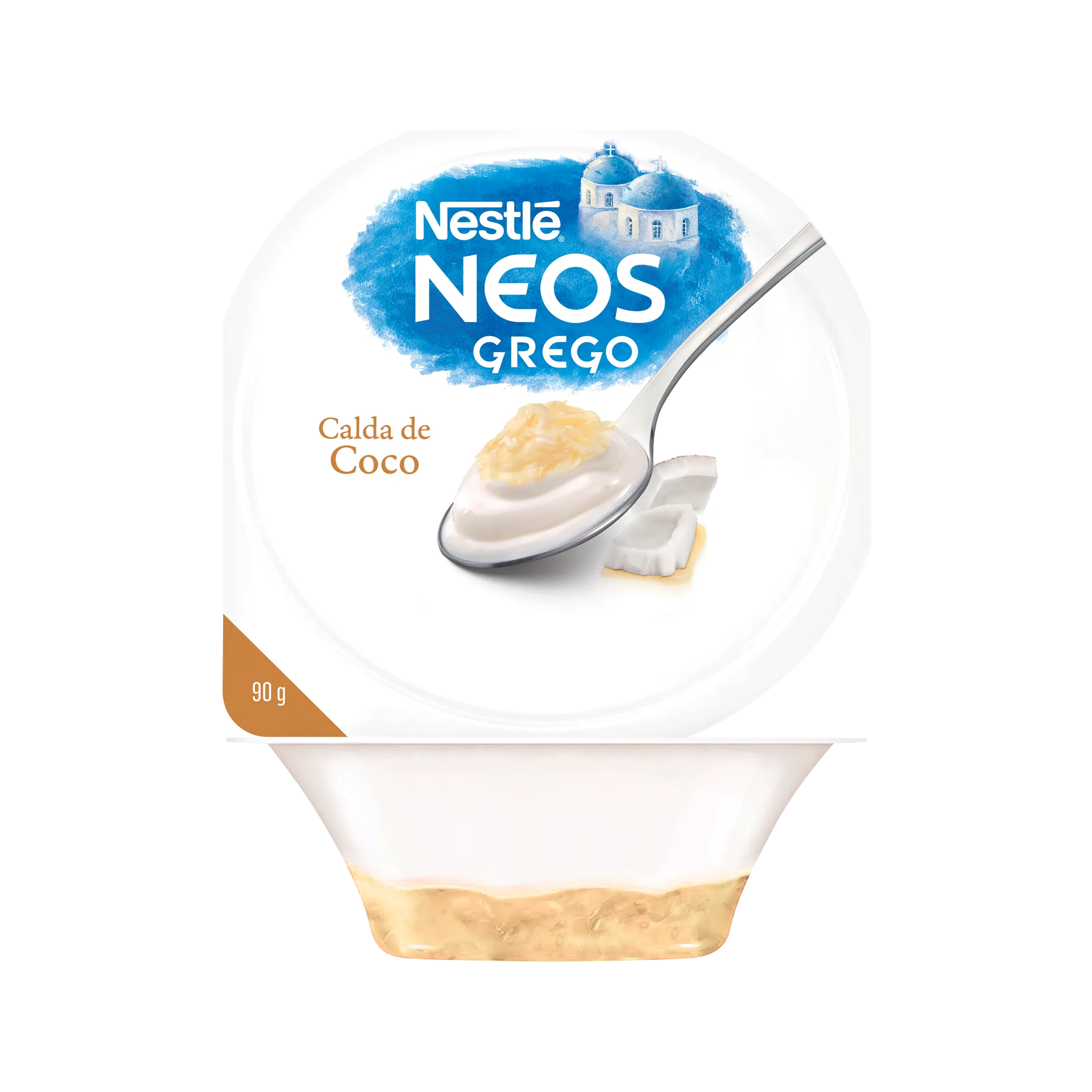 Iogurte Nestlé Neos Grego Calda de Coco 90g