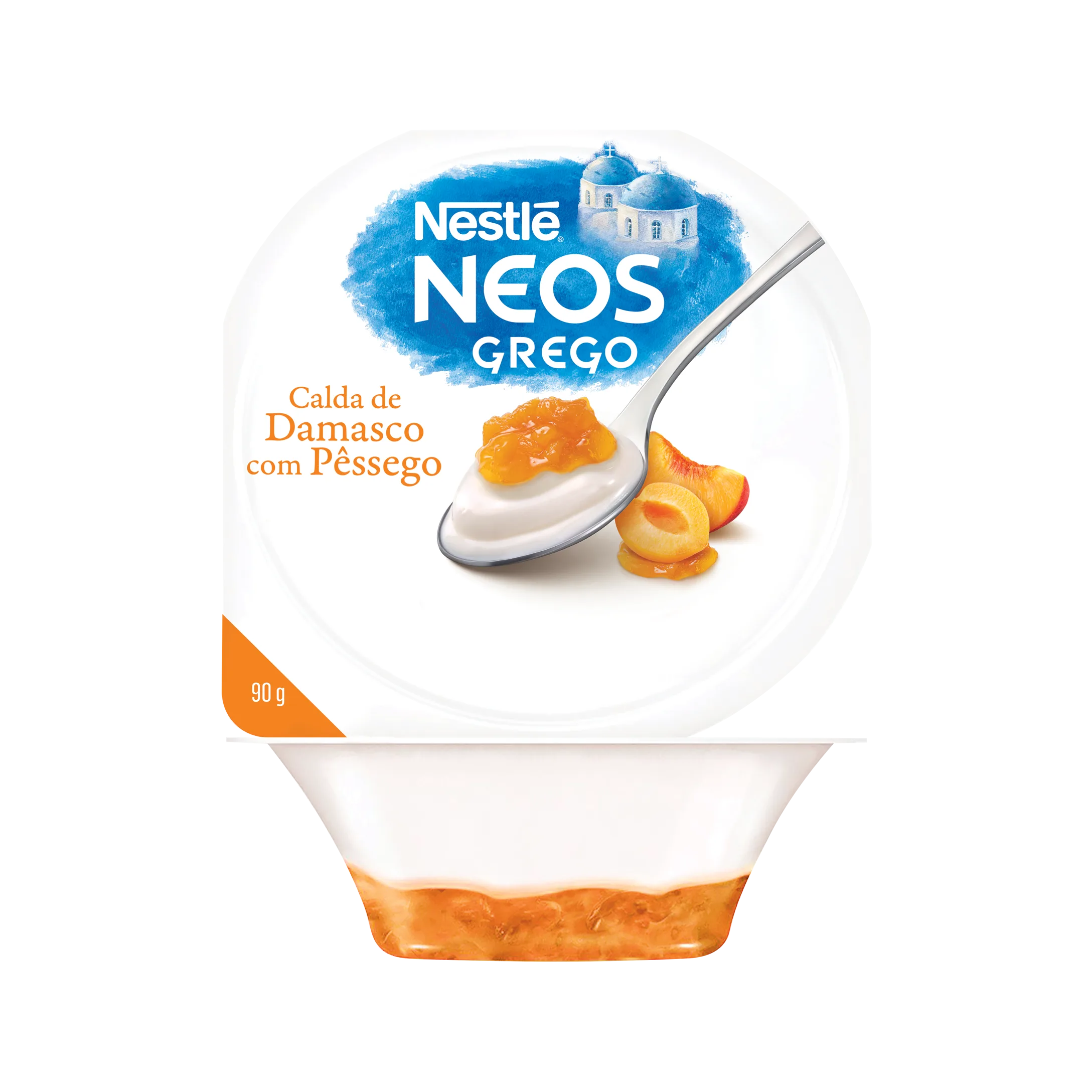 Iogurte Nestlé Neos Grego Calda de Damasco com Pêssego 90g