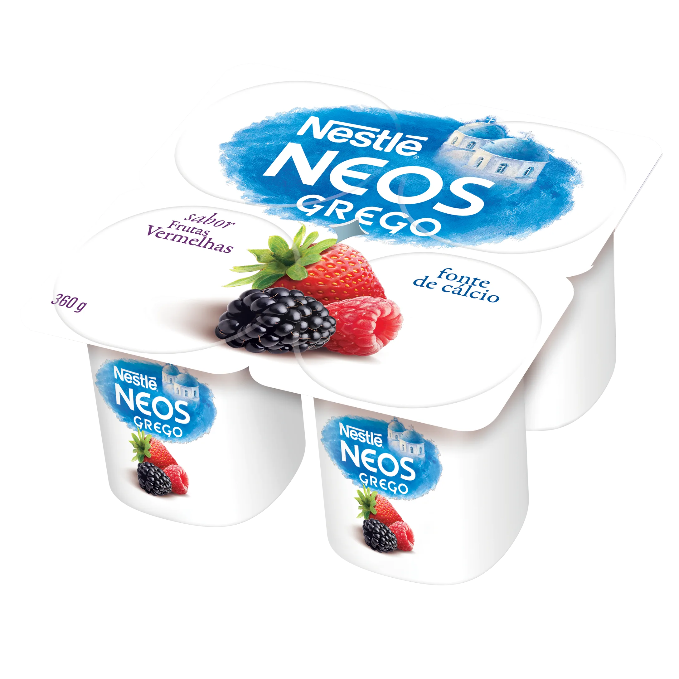 Iogurte Nestlé Neos Grego Frutas Vermelhas 360g